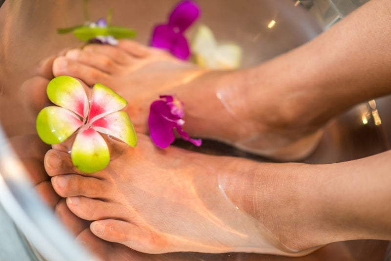 luxury pedicure Shaldon